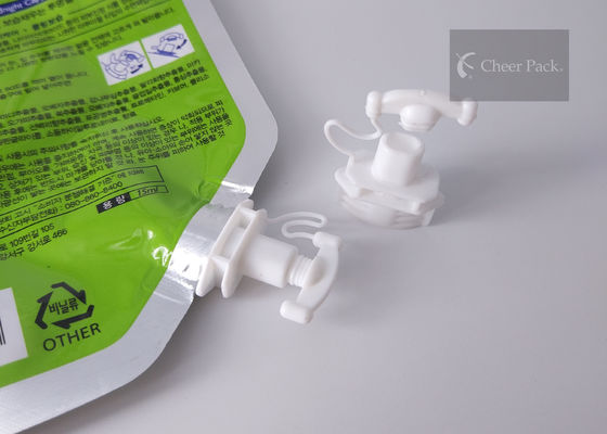 Trắng Nhựa Twist Spout Cap 22Mm nhiệt Seal Kích thước, OEM / ODM có sẵn
