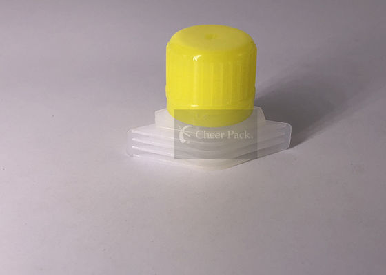 Vật liệu PE Màu vàng Mũ xả Hướng dẫn nạp Máy 16mm Đường kính