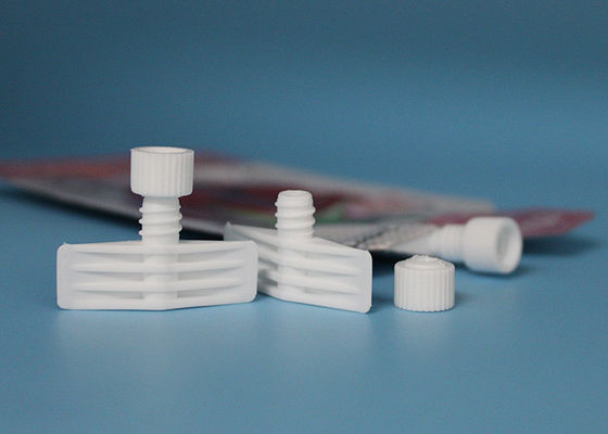 PE Material Twist Off Spout Cap Đối với sản phẩm làm đẹp trọn gói 4.5mm đường kính bên trong