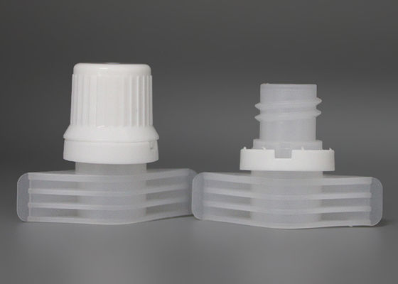 9.6mm dễ dàng đổ nhựa Spout Caps với vòng an toàn hàng đầu trên túi giặt