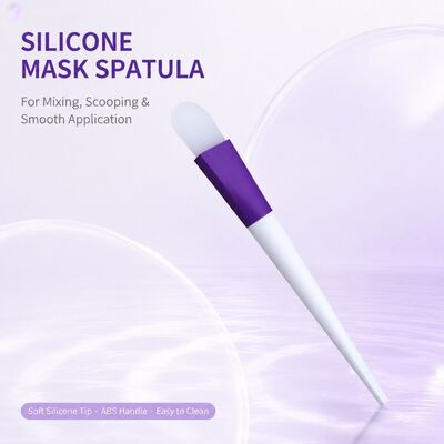 chất lượng  Soft Silicone Face Mask Applicator Brush Silicone Handle Skincare Cream Reusable Cosmetic Spatula Facial Mask Mixing Applying nhà máy