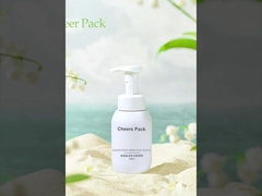 Nhập xưởng 200ml 300ml 400ml 500ml mỹ phẩm PET bọt làm sạch khuôn mặt bọt bơm xà phòng