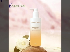 MOQ thấp 250ml Phong bình dầu gội màu sắc PET thời trang với máy bơm chống nước