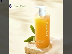 Thời trang sang trọng 400ml Bao bì chai PET hình bầu dục tùy chỉnh cho dầu tẩy trang