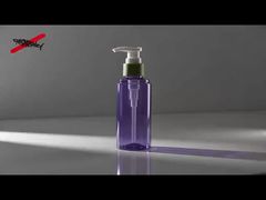 Chai bơm PET màu tím trong suốt