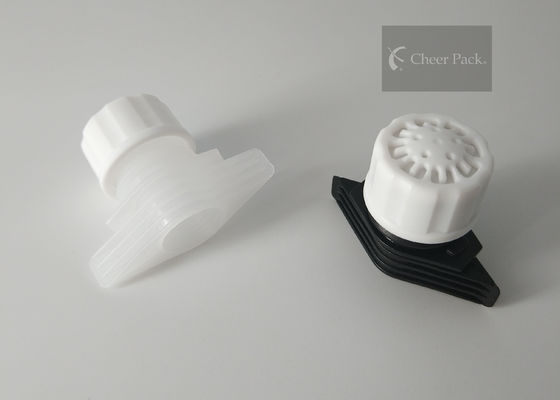Breathable 16mm Spout Cap Vật liệu PE Màu trắng Đen Color Injection Modeling