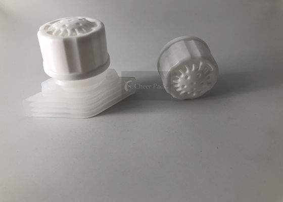 Breathable 16mm Spout Cap Vật liệu PE Màu trắng Đen Color Injection Modeling