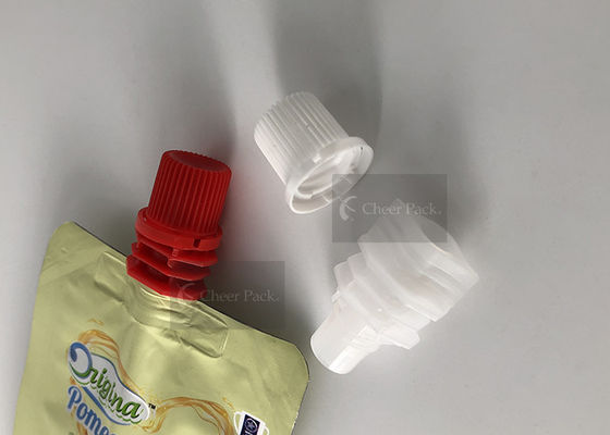 Polyethylene đổ Mũ Nắp đậy 8.6mm Đường kính Đối với Stand Up Soy Milk Bag