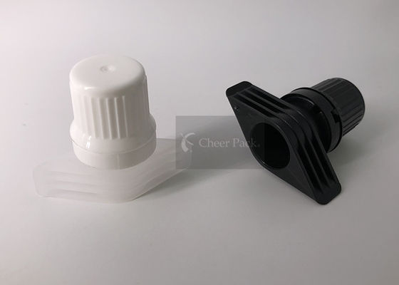 Đường kính 9,6mm Matetrial PE Màu trắng Nhựa Mì Spout Cho Jelly Bag