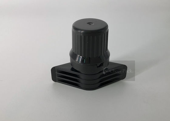 Màu đen Colour Polyethylene Twist Spout Cap 9,6mm Đối với Stand Up Túi
