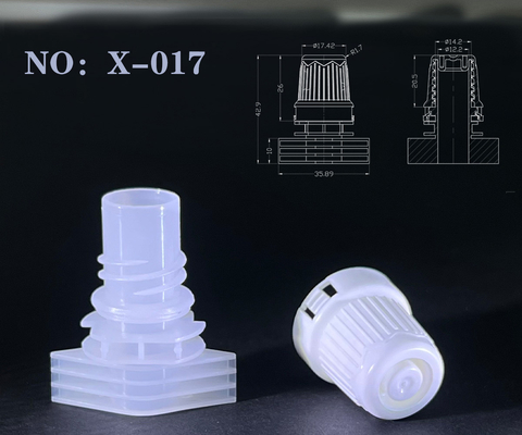 PE nhựa Spou Cap với đường kính bên trong 12mm cho nước Perm và dầu đen