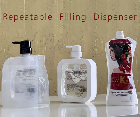 Máy rửa tay lỏng có thể lặp lại Máy rửa tay trong suốt Máy rửa chén xà phòng Máy rửa chén Shampoo Lotion Chiếc chai trống Chiếc hộp nhà
