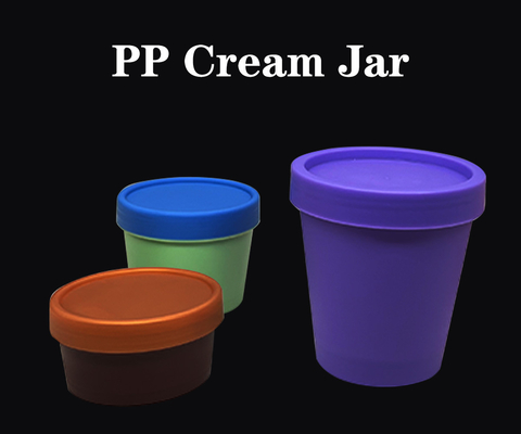 Vật liệu PP PCR 50ml 100ml 200ml hộp miệng rộng cho mỹ phẩm kem kem đá, bánh mousse và kem