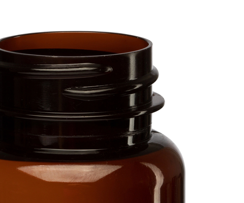 6.75 oz 200 ml Amber màu xanh đậm Polyester sản phẩm y tế Nhựa đóng gói chai nắp 38mm 38-400