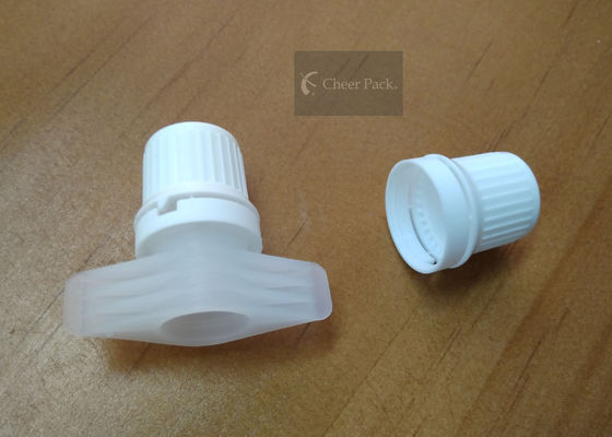 Pure trắng nhựa Twist Top Cap Đối với Stand Up Túi OEM ODM Dịch vụ