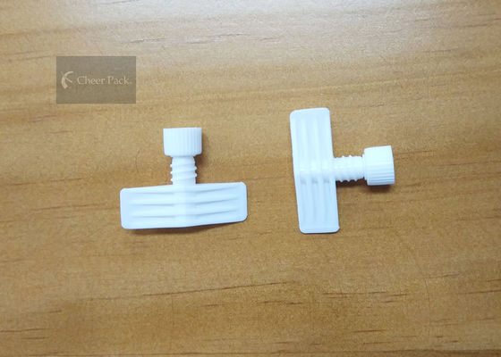 Nhựa PE vật liệu xoắn đổ vòi Caps trắng đường kính màu 4mm