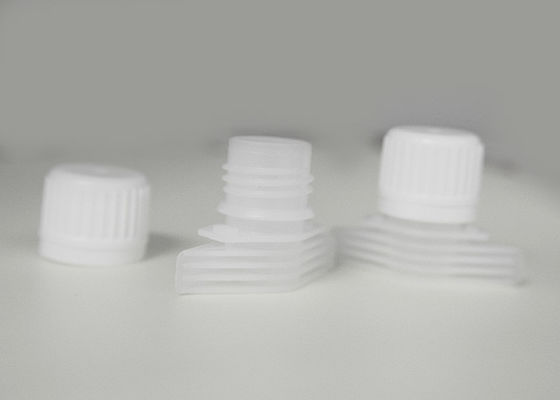 PE cấp thực phẩm đổ nhựa Spout Caps cho đường đóng gói túi đường kính 16mm