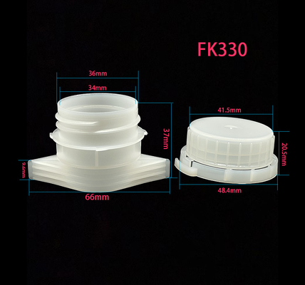 33mm Plastic Spout Caps sử dụng trên bao bì túi đứng để đóng gói thực phẩm &amp; mỹ phẩm