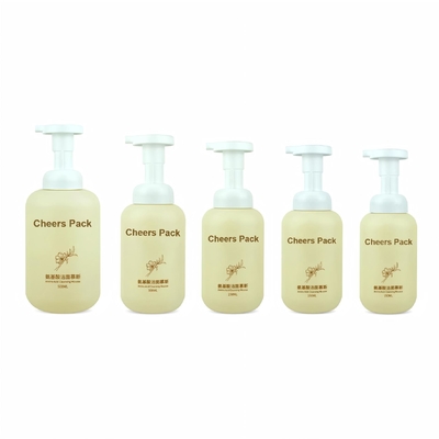 500ML PET Mousse chai cho Mousse sản phẩm mỹ phẩm Lotion Scream Shampoo