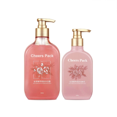 Bao bì kem dưỡng da trong suốt nhựa Bao bì kem dưỡng da chai chai Shampoo Lotion chai