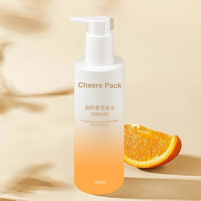 250ml Phong bình Shampoo tắm màu sắc PET với máy bơm chống nước