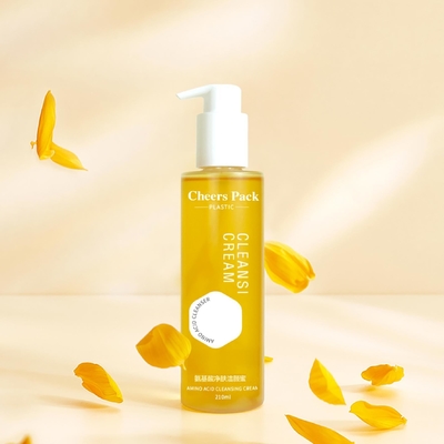 Bao bì dầu thiết yếu cơ thể chai 150ml 210ml tinh khiết Nhựa tùy chỉnh Shampoo Lotion tóc dầu bơm chai