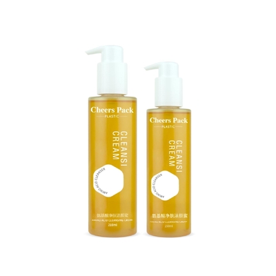 Bao bì dầu thiết yếu cơ thể chai 150ml 210ml tinh khiết Nhựa tùy chỉnh Shampoo Lotion tóc dầu bơm chai
