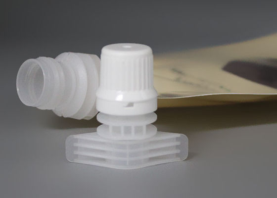 Trắng nhựa Spout với Caps có thể tự động điền đóng gói trên Spout Pouch Doypack