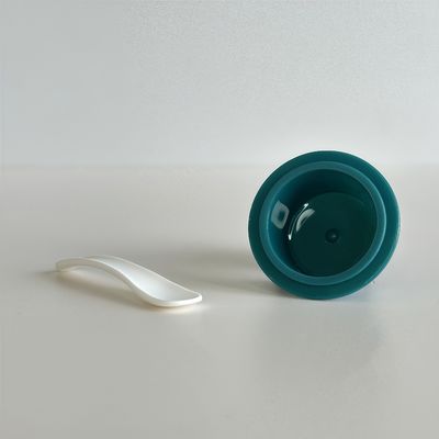 Ly nhựa PP có logo tùy chỉnh 10ml dùng cho kem mỹ phẩm có nắp lá nhôm