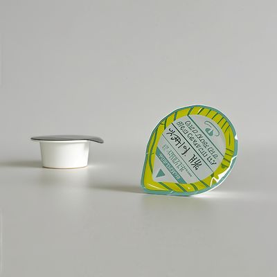 Ly nhựa PP có logo tùy chỉnh 10ml dùng cho kem mỹ phẩm có nắp lá nhôm