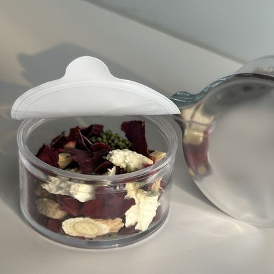 Cốc nhựa PP / PS 30ml với nắp nhôm cho bao bì thực phẩm