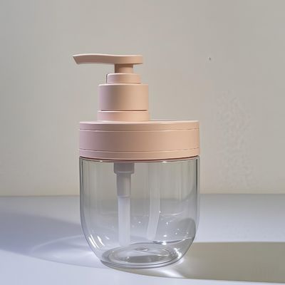 Chai mỹ phẩm nhựa PET 400ml 500ml có vòi nhấn cho tinh dầu, dầu gội và lotion