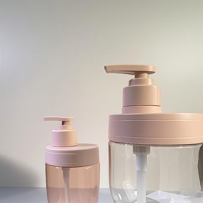 Chai mỹ phẩm nhựa PET 400ml 500ml có vòi nhấn cho tinh dầu, dầu gội và lotion