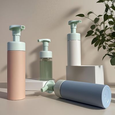 100ml 120ml 160ml chai mỹ phẩm nhựa chai PET cho dầu gội dầu lotion rửa cơ thể với máy bơm và màu sắc tùy chỉnh
