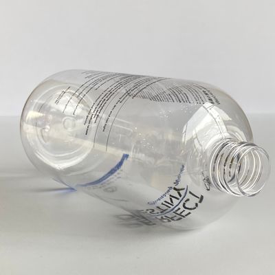 Chai đựng lotion hình trụ PET in theo yêu cầu với nắp lật cho dầu gội và sữa tắm