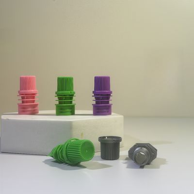 8.6mm Inner-Dia PE Plastic Screw Cap Portable and Durable Spout Lids for Spouted Pouches