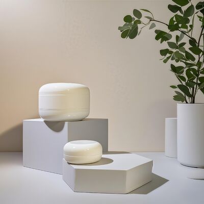 20ml 40ml Nhựa Cố vòng hộp kem mỹ phẩm cho sản phẩm kem kem