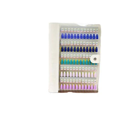 Bìa đựng thẻ màu Acrylic từ tính cho dụng cụ làm sẵn Nail Art để tạo kiểu với mẫu trưng bày keo sơn móng