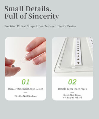 Bảng hiển thị móng tay từ tính acrylic có thể tháo rời chuyên nghiệp hình vuông 120/180/240 màu gradient dụng cụ nhựa cho móng tay