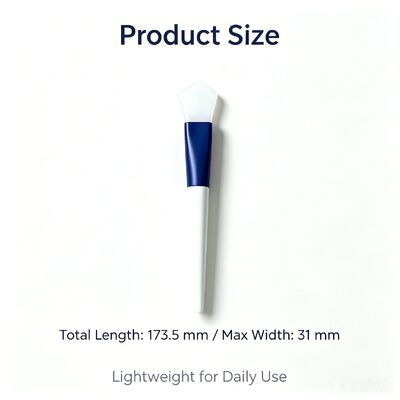 Máy nén mặt bằng silicone, Máy nén bùn đất sét mềm với đầu silicone và tay cầm ABS cho ứng dụng chăm sóc da