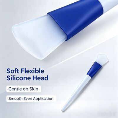 Máy nén mặt bằng silicone, Máy nén bùn đất sét mềm với đầu silicone và tay cầm ABS cho ứng dụng chăm sóc da