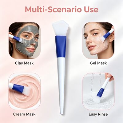 Máy nén mặt bằng silicone, Máy nén bùn đất sét mềm với đầu silicone và tay cầm ABS cho ứng dụng chăm sóc da