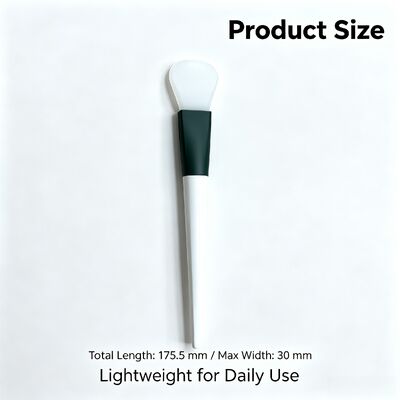 Cọ đắp mặt nạ silicon, dụng cụ thoa mặt nạ bùn mềm với đầu silicon và tay cầm ABS để thoa sản phẩm chăm sóc da đều