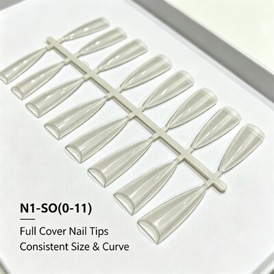 Các mẹo móng rõ ràng Full Cover ABS móng giả đặt cho ấn ngón tay trên Salon nail Extension DIY nail art và cung cấp hàng loạt