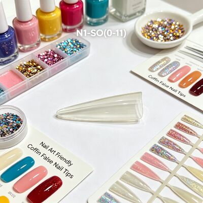 Các mẹo móng rõ ràng Full Cover ABS móng giả đặt cho ấn ngón tay trên Salon nail Extension DIY nail art và cung cấp hàng loạt