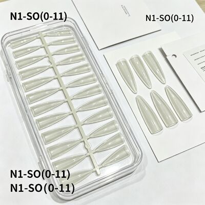 Các mẹo móng rõ ràng Full Cover ABS móng giả đặt cho ấn ngón tay trên Salon nail Extension DIY nail art và cung cấp hàng loạt