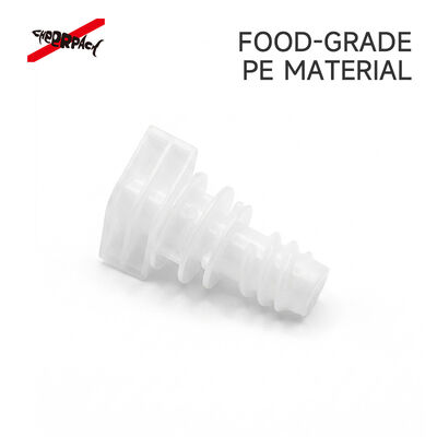 5mm X050 Plum Blossom Spout Cap chống rò rỉ Công nghiệp cấp thực phẩm PE nắp nắp cho mỹ phẩm chất lỏng nạp lại túi bao bì