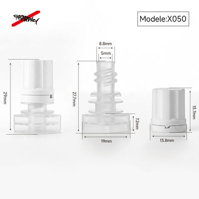 5mm X050 Plum Blossom Spout Cap chống rò rỉ Công nghiệp cấp thực phẩm PE nắp nắp cho mỹ phẩm chất lỏng nạp lại túi bao bì