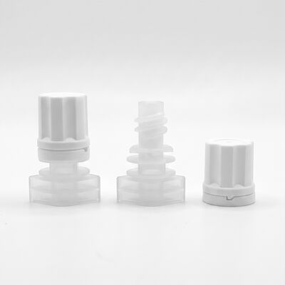 5mm X050 Plum Blossom Spout Cap chống rò rỉ Công nghiệp cấp thực phẩm PE nắp nắp cho mỹ phẩm chất lỏng nạp lại túi bao bì