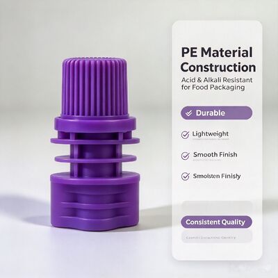 8.6mm Inner-Dia PE Plastic Screw Cap Portable and Durable Spout Lids for Spouted Bags (tấm nén nhựa có đường kính 0,6mm)